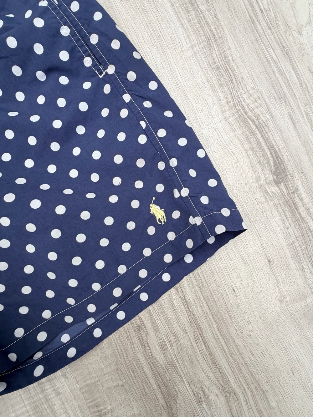 Polo Ralph Lauren navy blue and white polka dot swim short - Picture 3 of 8